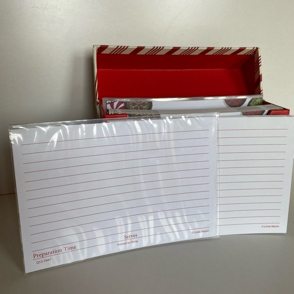 Holiday/Christmas themed Recipe Cards - Picture 6 of 6